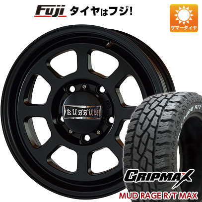 【新品】ジムニー 夏タイヤ ホイール4本セット 185/85R16 グリップマックス マッドレイジR/T MAX RWL(限定) シーエルリンク KG WHEELS KW01-01　デイトナ 16インチ(送料無料)