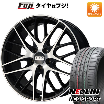 【新品国産5穴100車】 夏タイヤ ホイール4本セット 215/40R18 ネオリン ネオスポーツ(限定) BBS GERMANY CS 18インチ(送料無料)