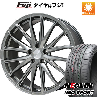 【新品】ヴェゼル・オデッセイ 夏タイヤ ホイール4本セット 225/35R20 ネオリン ネオスポーツ(限定) ブランドル 757 20インチ(送料無料)