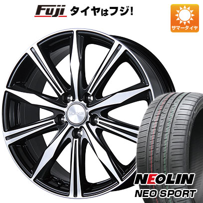 【新品国産5穴100車】 夏タイヤ ホイール4本セット 205/50R17 ネオリン ネオスポーツ(限定) ブリヂストン バルミナ K10 17インチ(送料無料)