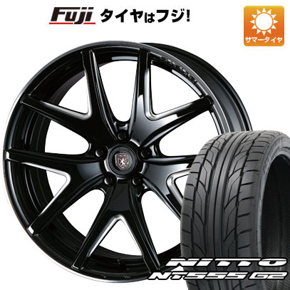 【パンク保証付き】【新品国産5穴114.3車】 夏タイヤ ホイール4本セット 235/35R20 ニットー NT555 G2 クリムソン クラブリネア ヴィエリ FF【限定】 20インチ(送料無料)