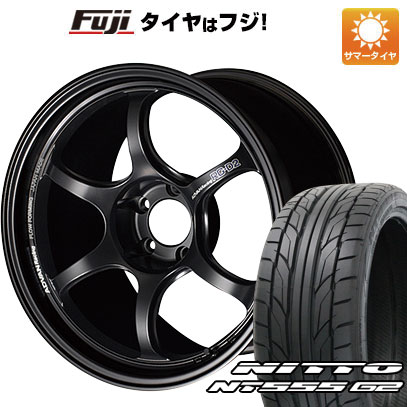 【パンク保証付き】【新品国産5穴100車】 夏タイヤ ホイール4本セット 215/40R18 ニットー NT555 G2 ヨコハマ アドバンレーシング RG-DII 18インチ(送料無料) サマータイヤ