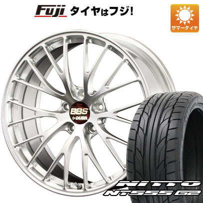 【パンク保証付き】【新品国産5穴114.3車】 夏タイヤ ホイール4本セット 245/45R19 ニットー NT555 G2 BBS JAPAN RZ-D 19インチ(送料無料)