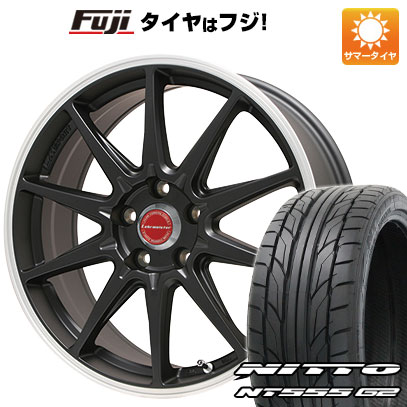 【パンク保証付き】【新品】ライズ/ロッキー（ハイブリッド） 夏タイヤ ホイール4本セット 215/45R18 ニットー NT555 G2 レアマイスター LMスポーツRS10 18インチ(送料無料)