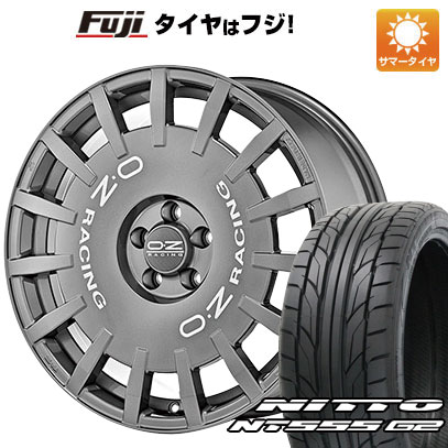 【パンク保証付】【新品国産5穴114.3車】 夏タイヤ ホイール4本セット 235/35R19 ニットー NT555 G2 OZ ラリーレーシング 19インチ(送料無料)