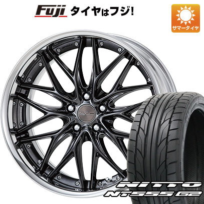 【パンク保証付き】【新品国産5穴100車】 夏タイヤ ホイール4本セット 215/35R19 ニットー NT555 G2 WORK ワーク シュヴァート クヴェル 19インチ(送料無料) サマータイヤ