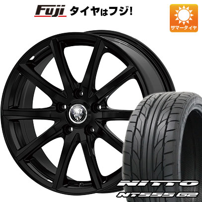 【パンク保証付】【新品】シエンタ 2022- 夏タイヤ ホイール4本セット 205/45R17 ニットー NT555 G2 ビッグウエイ TRG GB10 17インチ(送料無料)