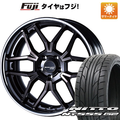 【パンク保証付】【新品国産5穴114.3車】 夏タイヤ ホイール4本セット 225/40R19 ニットー NT555 G2 SSR エグゼキューター EX06R 19インチ(送料無料)