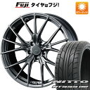 【パンク保証付き】【新品国産5穴114.3車】 夏タイヤ ホイール4本セット 215/45R18 ニットー NT555 G2 WEDS ウェッズ F-ZERO FZ-1 18インチ(送料無料) サマータイヤ