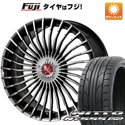 【パンク保証付き】【新品国産5穴100車】 夏タイヤ ホイール4本セット 215/35R19 ニットー NT555 G2 プレミックス グラッパ f30 (BMCポリッシュ) 19インチ(送料無料) サマータイヤ