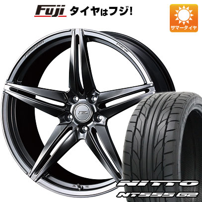 【パンク保証付き】【新品国産5穴114.3車】 夏タイヤ ホイール4本セット 215/40R18 ニットー NT555 G2 WEDS ウェッズ F-ZERO FZ-3 18インチ(送料無料) サマータイヤ