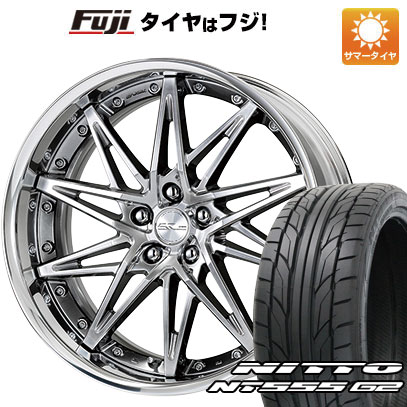 【パンク保証付き】【新品国産5穴100車】 夏タイヤ ホイール4本セット 245/45R19 ニットー NT555 G2 WORK ワーク シュヴァート SG1 19インチ(送料無料) サマータイヤ