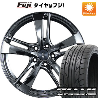【パンク保証付】【新品国産5穴114.3車】 夏タイヤ ホイール4本セット 235/35R19 ニットー NT555 G2 ブリヂストン サヴェンサー AW5s 19インチ(送料無料)