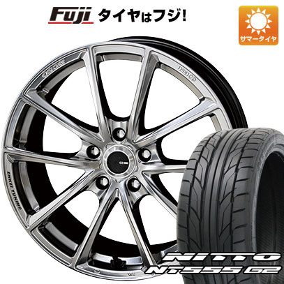 【パンク保証付き】【新品国産5穴100車】 夏タイヤ ホイール4本セット 225/35R19 ニットー NT555 G2 エンケイ チューニング SC50 19インチ(送料無料)