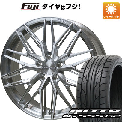 【パンク保証付き】【新品国産5穴114.3車】 夏タイヤ ホイール4本セット 225/35R20 ニットー NT555 G2 ホットスタッフ トラフィックスターフォージド TSF-03 20インチ(送料無料) サマータイヤ