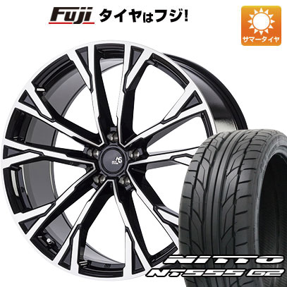 【パンク保証付き】【新品国産5穴114.3車】 夏タイヤ ホイール4本セット 245/40R19 ニットー NT555 G2 アウトストラーダ エクシオン 19インチ(送料無料) サマータイヤ