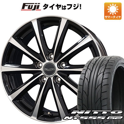  夏タイヤ ホイール4本セット 215/35R18 ニットー NT555 G2 コスミック ディレット M10 ブラックポリッシュ 18インチ(送料無料)