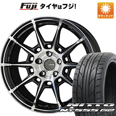【パンク保証付き】【新品国産5穴100車】 夏タイヤ ホイール4本セット 215/35R19 ニットー NT555 G2 共豊 ガレルナ レフィーノ 19インチ(送料無料) サマータイヤ