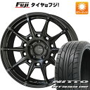 【パンク保証付き】【新品国産5穴114.3車】 夏タイヤ ホイール4本セット 215/45R18 ニットー NT555 G2 共豊 ガレルナ レフィーノ 18インチ(送料無料) サマータイヤ