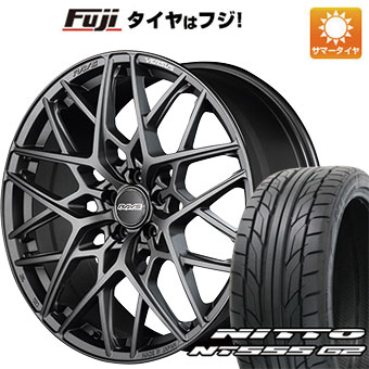 【パンク保証付】【新品国産5穴114.3車】 夏タイヤ ホイール4本セット 235/35R20 ニットー NT555 G2 ベルサス VV25M 20インチ(送料無料)