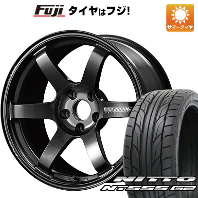 【パンク保証付き】【新品国産5穴114.3車】 夏タイヤ ホイール4本セット 215/40R18 ニットー NT555 G2 レイズ ボルクレーシング TE37 サーガ S-plus 18インチ(送料無料)