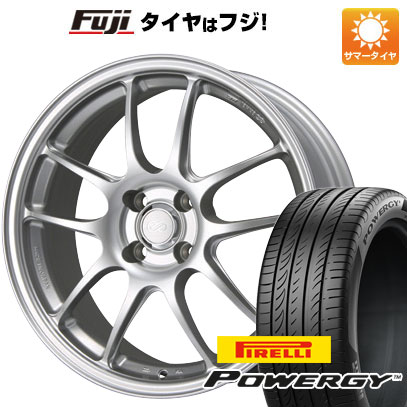 【新品国産4穴100車】 夏タイヤ ホイール4本セット 195/55R16 ピレリ パワジー エンケイ PF01 16インチ(送料無料)