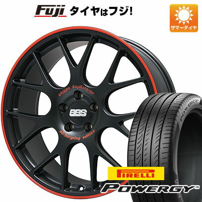 【新品国産5穴114.3車】 夏タイヤ ホイール4本セット 225/55R19 ピレリ パワジー BBS GERMANY CH-R ニュルブルクリンク エディション 19インチ(送料無料) サマータイヤ