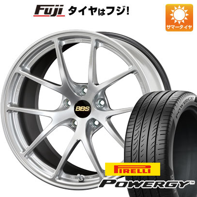 【新品国産5穴114.3車】 夏タイヤ ホイール4本セット 225/40R18 ピレリ パワジー BBS JAPAN RI-A 18インチ(送料無料)