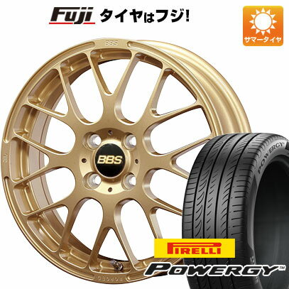 【新品国産4穴100車】 夏タイヤ ホイール4本セット 205/45R16 ピレリ パワジー BBS JAPAN RP 16インチ(送料無料)