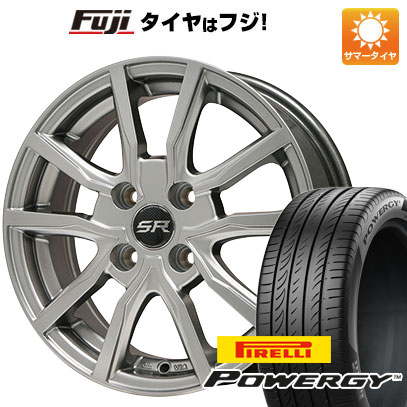 【新品国産5穴114.3車】 夏タイヤ ホイール4本セット 195/65R15 ピレリ パワジー ブランドル N52 15インチ(送料無料) サマータイヤ