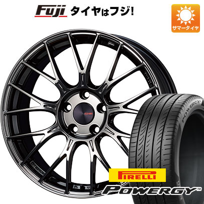 【新品国産5穴114.3車】 夏タイヤ ホイール4本セット 225/55R17 ピレリ パワジー エンケイ PFM1 Limited 17インチ(送料無料)