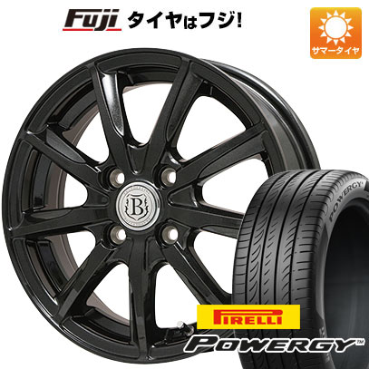 【新品国産4穴100車】 夏タイヤ ホイール4本セット 185/65R15 ピレリ パワジー ブランドル E05B 15インチ(送料無料)