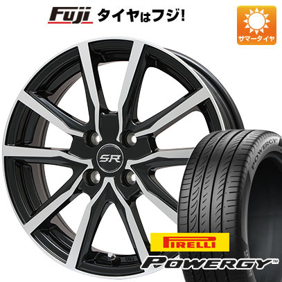 【新品国産4穴100車】 夏タイヤ ホイール4本セット 175/65R15 ピレリ パワジー ブランドル N52BP 15インチ(送料無料)