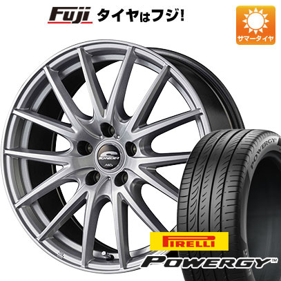 【新品国産5穴114.3車】 夏タイヤ ホイール4本セット 195/65R15 ピレリ パワジー MID シュナイダー SQ27 15インチ(送料無料)