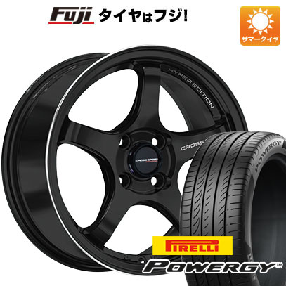 【新品国産車用4穴100】 夏タイヤ ホイール4本セット 175/65R15 ピレリ パワジー ホットスタッフ クロススピード ハイパーエディションCR5 15インチ(送料無料)
