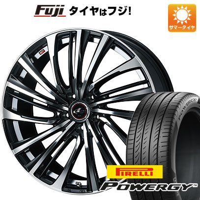 【新品国産5穴114.3車】 夏タイヤ ホイール4本セット 225/55R19 ピレリ パワジー WEDS ウェッズ レオニス FS 19インチ(送料無料) サマータイヤ