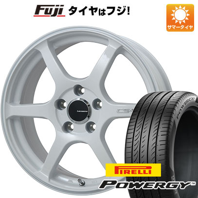 【新品国産車用5穴100】 夏タイヤ ホイール4本セット 205/50R17 ピレリ パワジー レアマイスター CS-V6(ホワイト) 17インチ(送料無料)