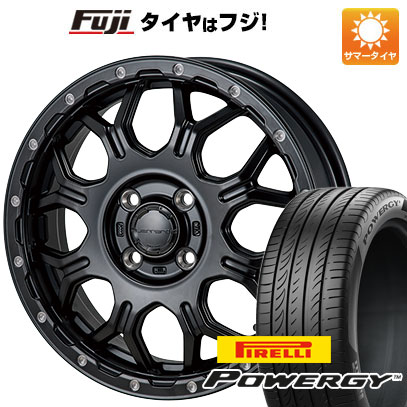 【新品国産4穴100車】 夏タイヤ ホイール4本セット 185/65R15 ピレリ パワジー モンツァ HI-BLOCK ジェラード 15インチ(送料無料) サマータイヤ