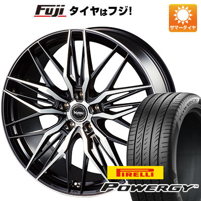 【新品国産5穴114.3車】 夏タイヤ ホイール4本セット 235/35R19 ピレリ パワジー インターミラノ ボルテック ユーロメッシュ 19インチ(送料無料)