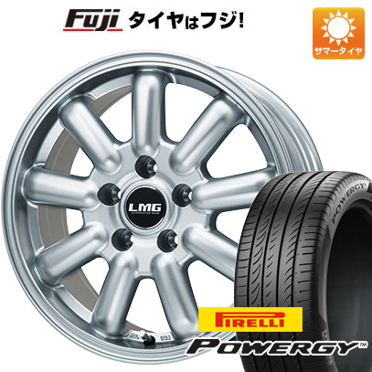 【新品国産車用5穴114.3】 夏タイヤ ホイール4本セット 225/65R17 ピレリ パワジー レアマイスター LMG MOS-9(シルバー) 17インチ(送料無料)