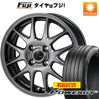 【新品国産4穴100車】 夏タイヤ ホイール4本セット 195/55R15 ピレリ パワジー モンツァ ZACK JP-205 15インチ(送料無料)