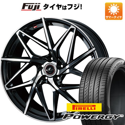 【新品国産5穴114.3車】 夏タイヤ ホイール4本セット 205/65R15 ピレリ パワジー WEDS ウェッズ レオニス IT 15インチ(送料無料) サマータイヤ