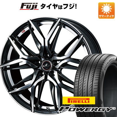 【新品国産5穴114.3車】 夏タイヤ ホイール4本セット 215/45R17 ピレリ パワジー ウェッズ レオニス LM 17インチ(送料無料)