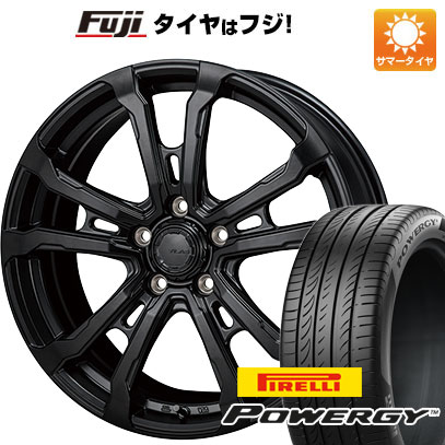 【新品国産車用5穴114.3】 夏タイヤ ホイール4本セット 225/65R17 ピレリ パワジー モンツァ HI-BLOCK ヴィラス 17インチ(送料無料)