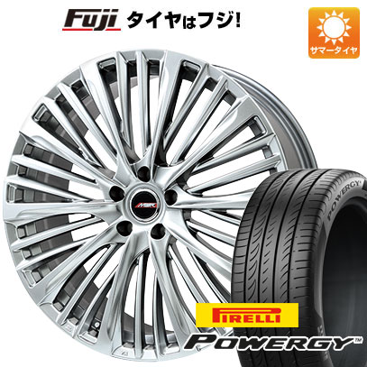 【新品国産5穴114.3車】 夏タイヤ ホイール4本セット 245/40R20 ピレリ パワジー プレミックス MER-X(ハイパーシルバー) 20インチ(送料無料) サマータイヤ