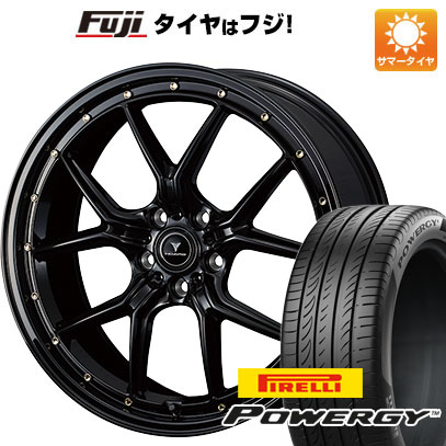 【新品国産車用5穴114.3】 夏タイヤ ホイール4本セット 225/45R18 ピレリ パワジー WEDS ウェッズ ノヴァリス アセット S1 18インチ(送料無料)
