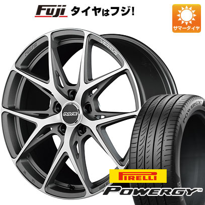 【新品国産5穴114.3車】 夏タイヤ ホイール4本セット 245/35R20 ピレリ パワジー レイズ ベルサス クラフトコレクション VV21S 20インチ(送料無料)