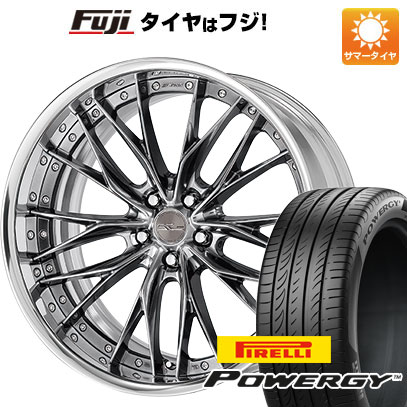 【新品国産5穴100車】 夏タイヤ ホイール4本セット 245/40R20 ピレリ パワジー WORK ワーク シュヴァート ブルネン 20インチ(送料無料) サマータイヤ