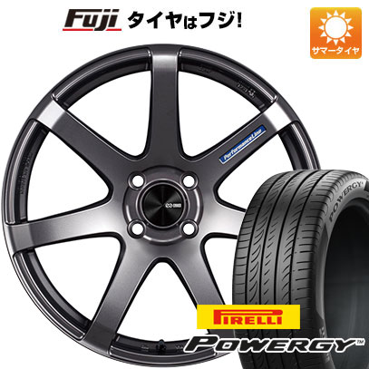 【新品国産4穴100車】 夏タイヤ ホイール4本セット 205/45R16 ピレリ パワジー エンケイ PF07 16インチ(送料無料)