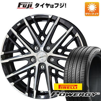 【新品国産5穴114.3車】 夏タイヤ ホイール4本セット 215/45R17 ピレリ パワジー 共豊 スマック グレイヴ 17インチ(送料無料) サマータイヤ